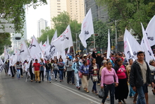 March in Mexico City